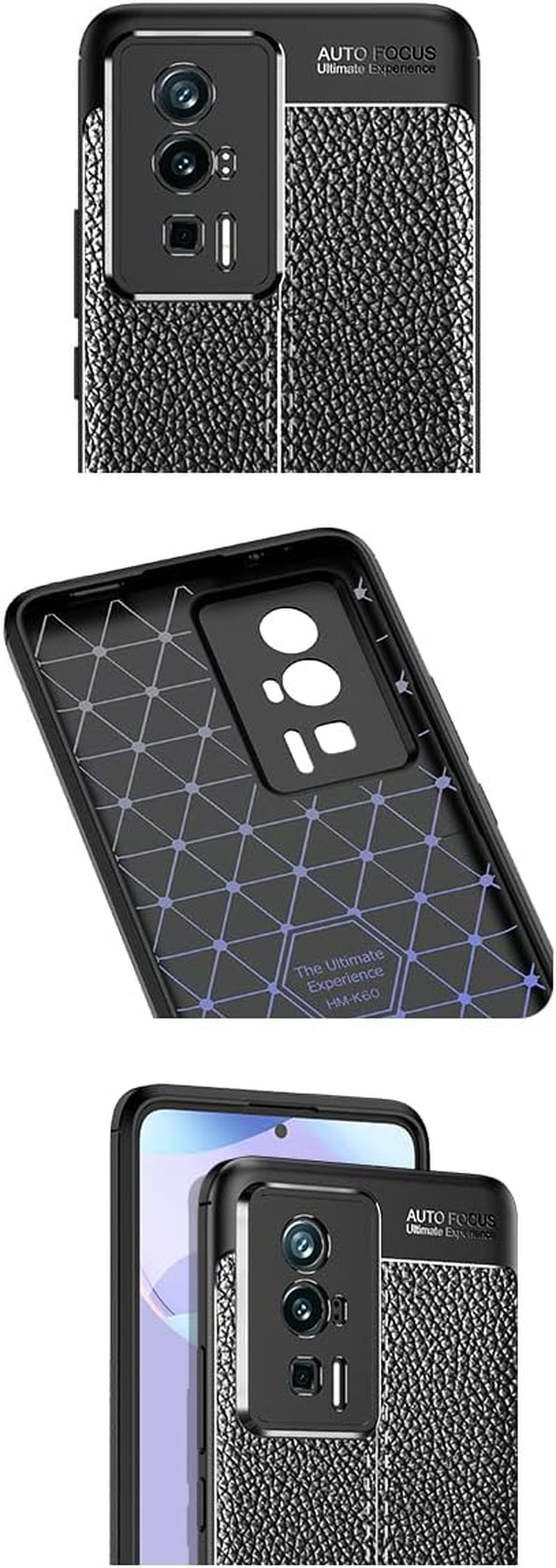 YBROY Case for Xiaomi Poco F5 Pro 5G, Shockproof Thin Silicone Case, TPU Flexible Rubber, Anti-Scratch, Case Cover for Xiaomi Poco F5 Pro 5G.(Black)  YBROY   