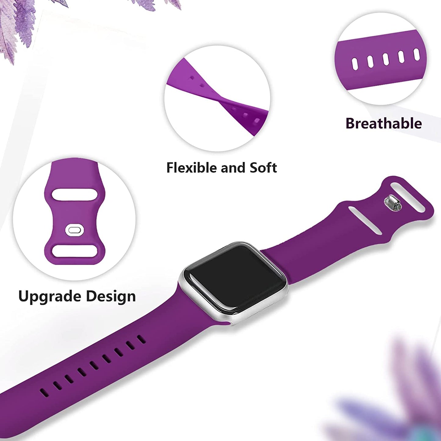 14 Pack Watch Bands Compatible with Apple Watch Bands 38Mm 40Mm 41Mm 42Mm 44Mm 45Mm 49Mm for Women Men,Apple Watch Sport Band,Apple Watch Silicone Band for Iwatch Series Ultra SE 8 7 6 5 4 3 2 1  DOBSTFY   