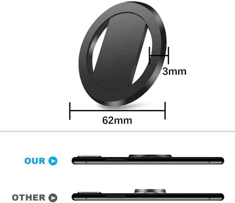 Doxwater Magnetic Phone Holder Slim Folding Phone Holder Detachable Phone Grip Elastic Silicone Finger Hold Phone Ring for All Smartphones  Doxwater   