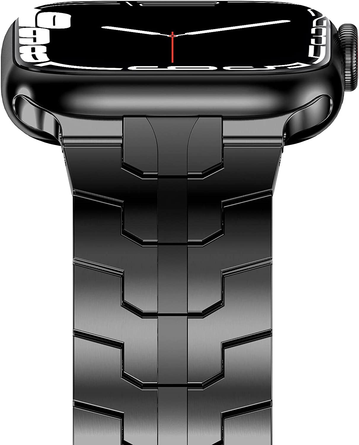 Newways Metal Band Compatible with Apple Watch Band  NewWays Black w/ Black 38mm/40mm/41mm 