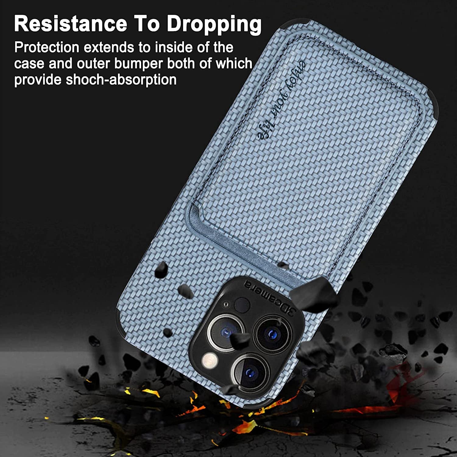 ATRAING Design for Iphone 14 Pro Max Case with Wallet Card Holders Compatible with Magsafe Charger Magnetic Detachable Wallet Leather Ultra Slim Phone Case for 14 Pro Max 6.7'' 2022-Blue  ATRAING   