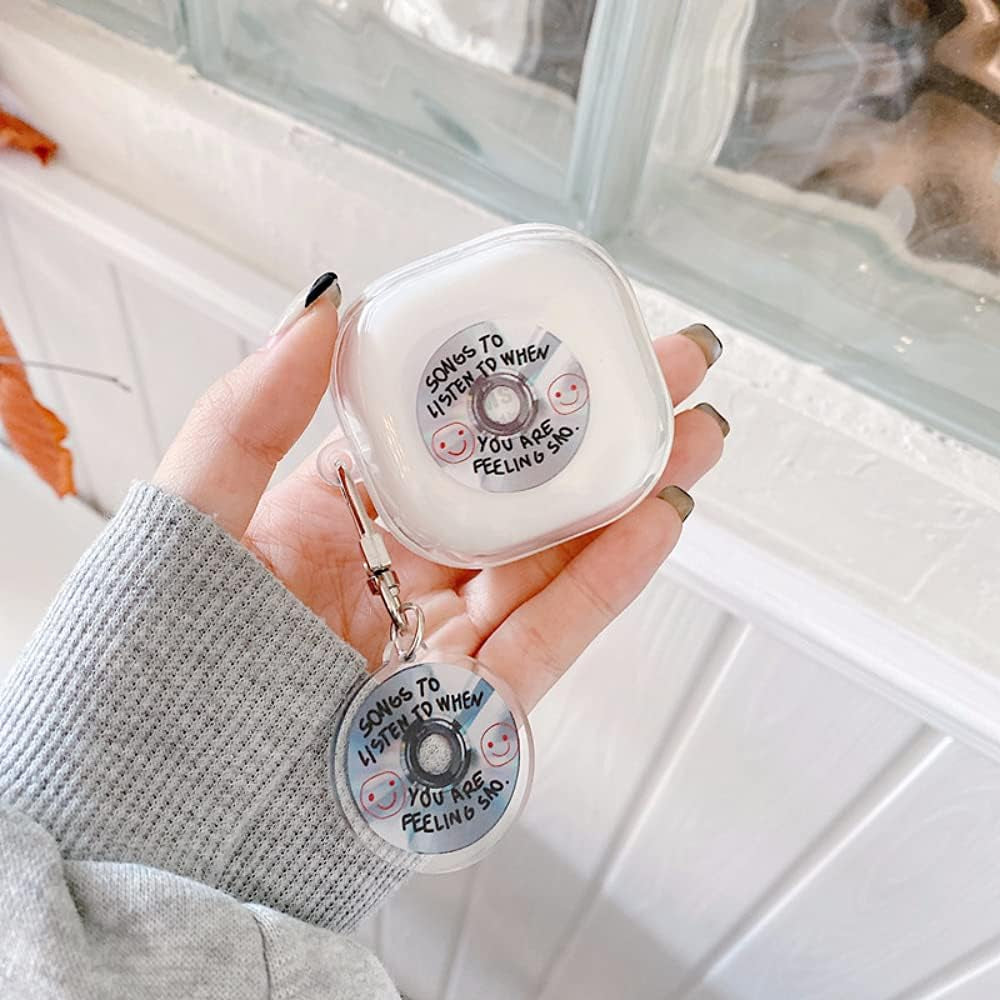 AOLABOKY Cut Cartoon Earphone Case for Samsung Galaxy Buds Live/Buds2 TPU Headphone Shockproof Cover for Galaxy Buds Pro Accessories Gifts for Boys and Girls (Galaxy Buds Live B)  AOLABOKY   