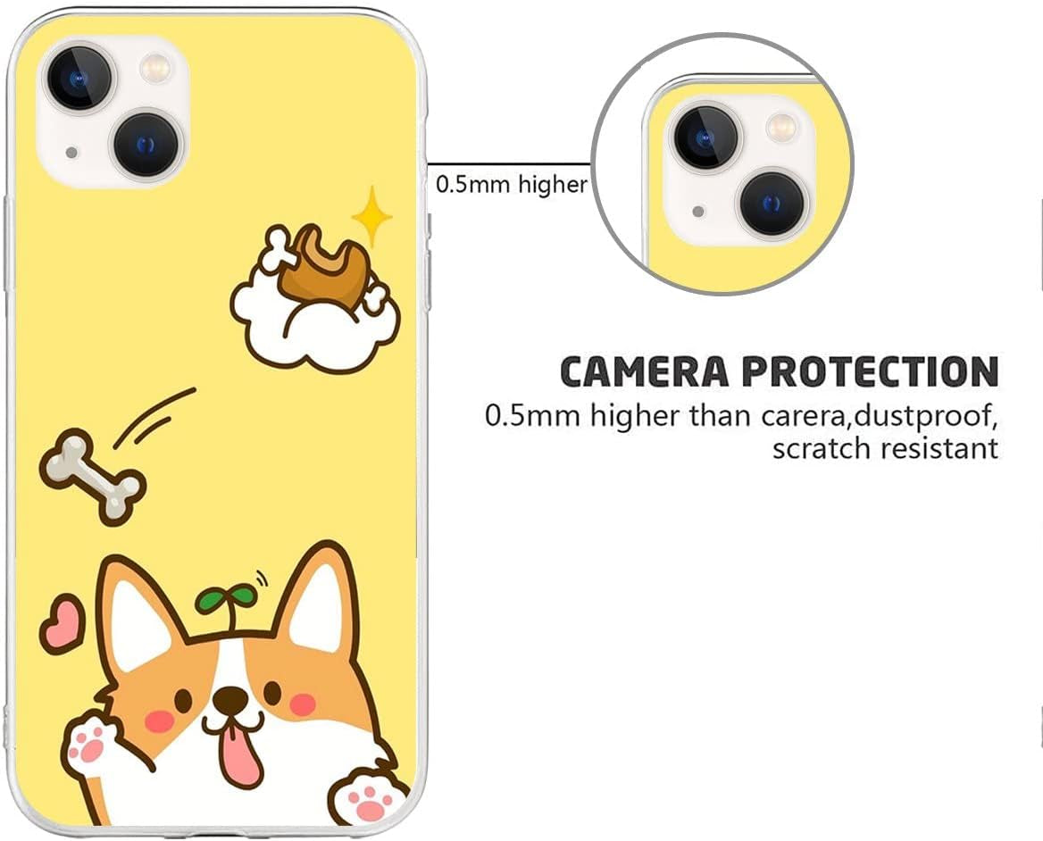 Compatible with LG G6 | LG G6+ | LG G6 plus Case Cute Cartoon Dinosaur 554 Kids Girls Women Man Soft Flexible TPU Silicone Phone Case Clear  PTGVCTA   