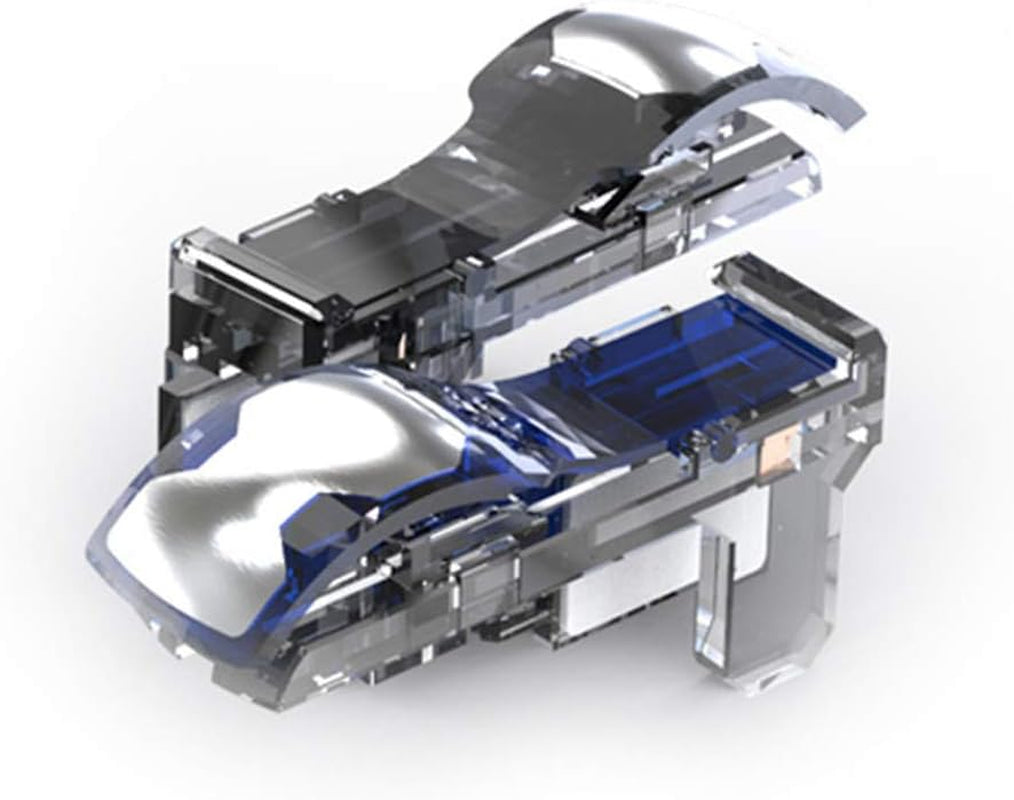 Gaming Trigger 1 Pair Portable Ergonomic Practical Smart Phone Shooter Controller Accessories Aim Key Universal Gamepad Transparent Auxiliary Mobile Game Fire Button  MORE11   