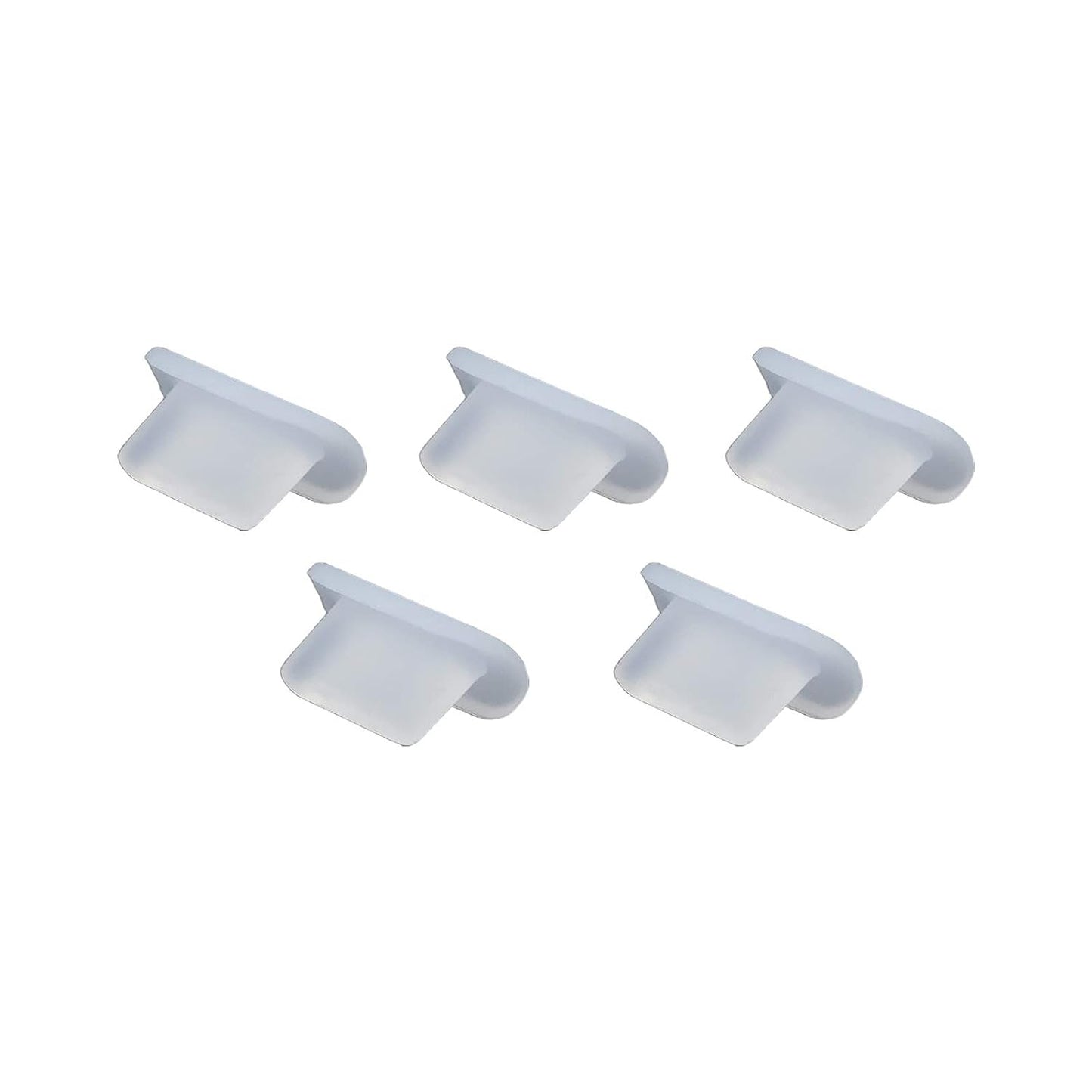 Silicone anti Dust Plugs for Iphone 12 Mini Pro Max 11 Ipad Airpods, 5Pcs Lightning Charging Port Cover Compatible with Iphone X, XS, XR, 8, 7, 6 plus Transparent  Bluelans   