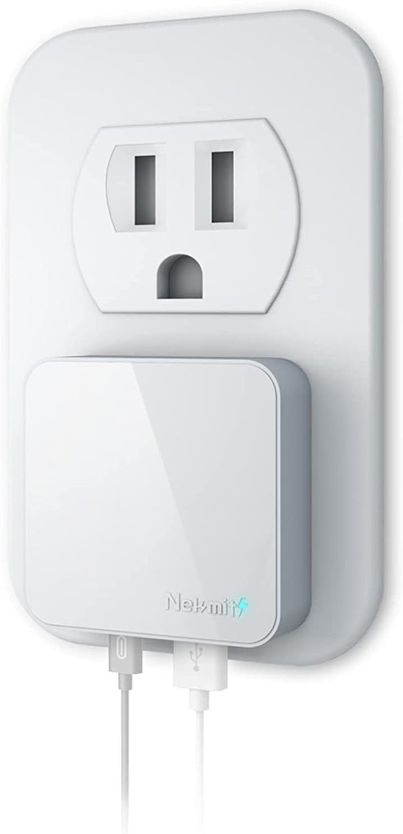 Nekmit USB C Charger, Thin Flat 30W Dual Port Fast Wall Charger with 18W Power Delivery PD 3.0 and 12W USB Port for Iphone 14/14 Pro/14 Pro Max, Galaxy, Pixel, Ipad Pro, Airpods Pro and More  Nekmit Compact   