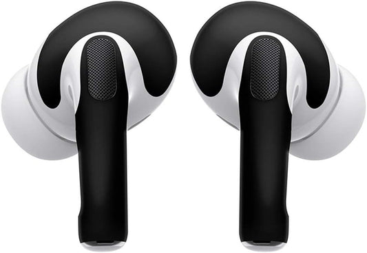 Replacemyparts Vinyl Skins for Airpods Pro Protective Wraps Stickers to Cover Air Pods Compatible Sticker Wrap Decal with Apple Air Pod Pro Accessories (2 Pack), Gloss Black  ReplaceMyParts   