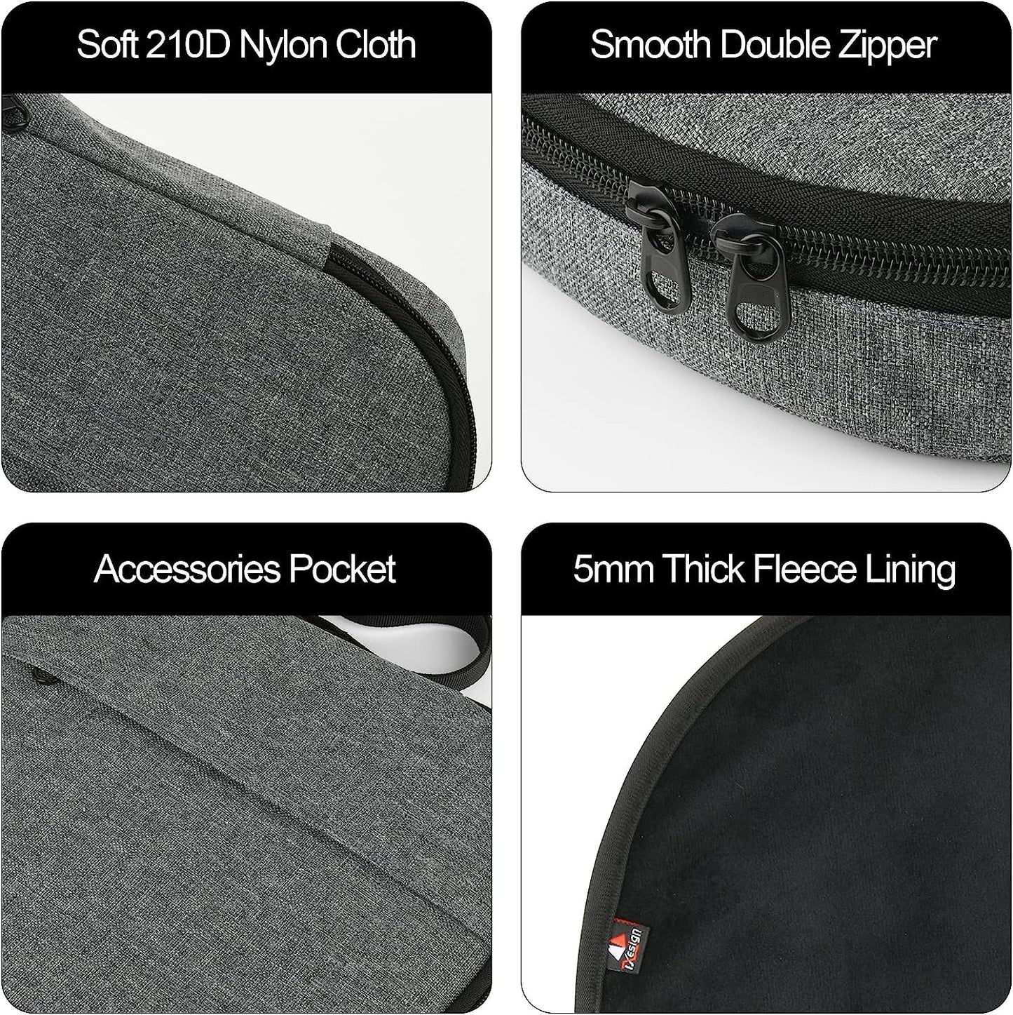 Txesign Travel Carrying Case for Apple Airpods Max Headphone, Protective Storage Bag for Airpods Max/Sony MDR-XB950BT/JBL Tune 510BT/E7 PRO/QC35  TXEsign   