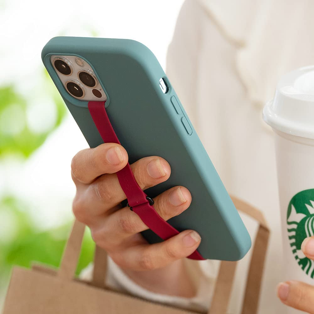 C-Shaped Clip Finger Phone Grip, Sinjimoru Silicone Cell Phone Strap for Phone Case with Clip as Phone Loop Holder for Iphone Case & Samsung Phone. Sinji Loop Clip Black 210  Sinjimoru Co.Ltd   