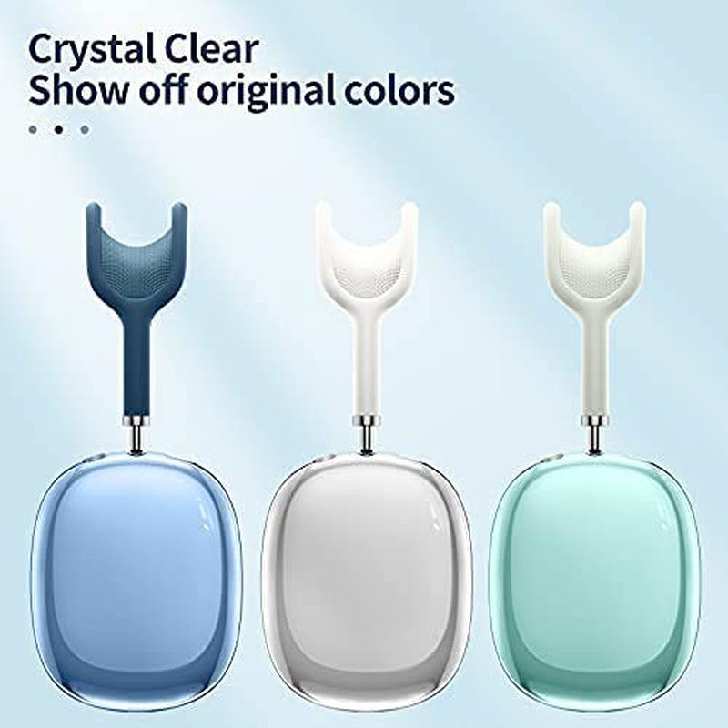 Fintie Case Cover for Airpods Max Headphones, Soft TPU Clear Anti-Scratch Protective Cover for Airpod Max, Transparent Accessories Skin Protector for Airpods Max Headphones (Crystal Clear)  FINTIE   