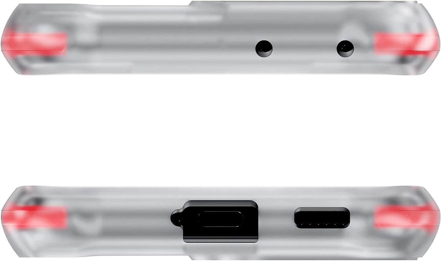 Ghostek COVERT Samsung S21 Ultra Case Clear Protective Phone Cover with Durable Slim Design Grip Heavy Duty Protection Wireless Charging Compatible 2021 Case for S21 Ultra 5G (6.8Inch) (Phantom Clear)  Ghostek   