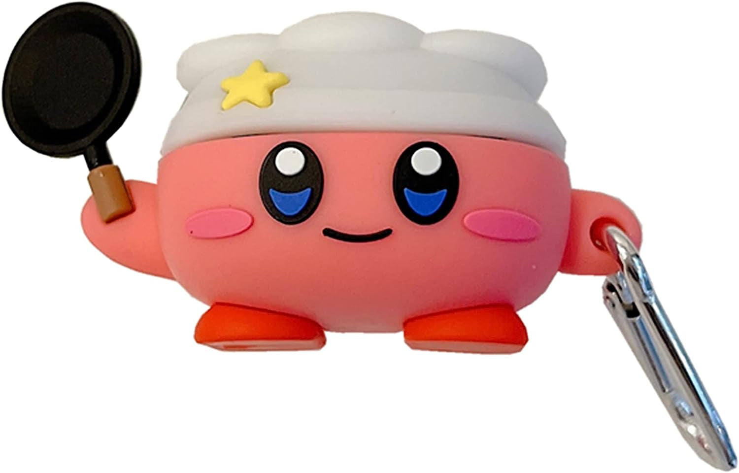 PVC Earphone Case for Samsung Galaxy Buds2 Pro/Galaxy Buds Live(2020)/Galaxy Buds Pro(2021)/Galaxy Buds 2 (2022) Charging Box,3D Cute Cartoons Anime Full Body Protective Cover with Keychain (Cook)  AOLABOKY   