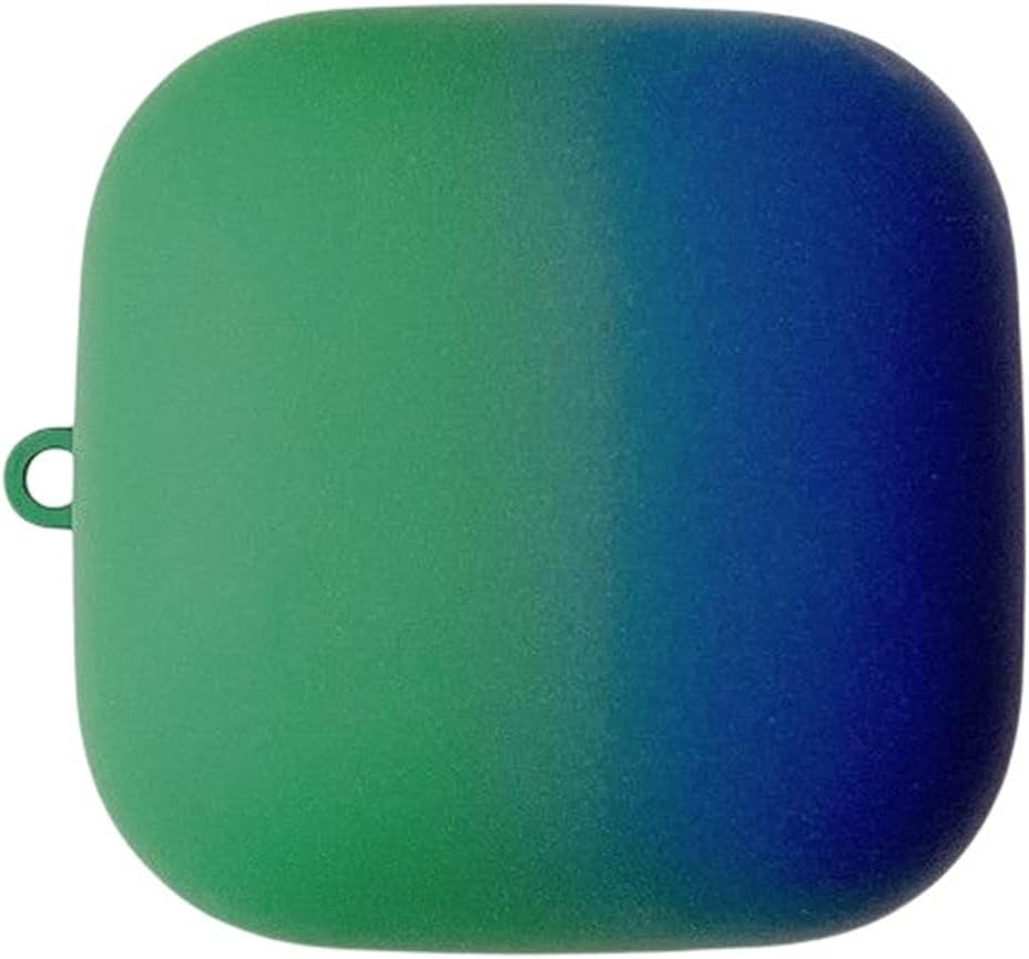 CASEVERSE for Powerbeats Pro Case, Hard PC Shell Gradient Cute Shockproof Protective Case for Powerbeats Pro with Keychain for Boys Girls Teens Kids  CASEVERSE Green Blue  