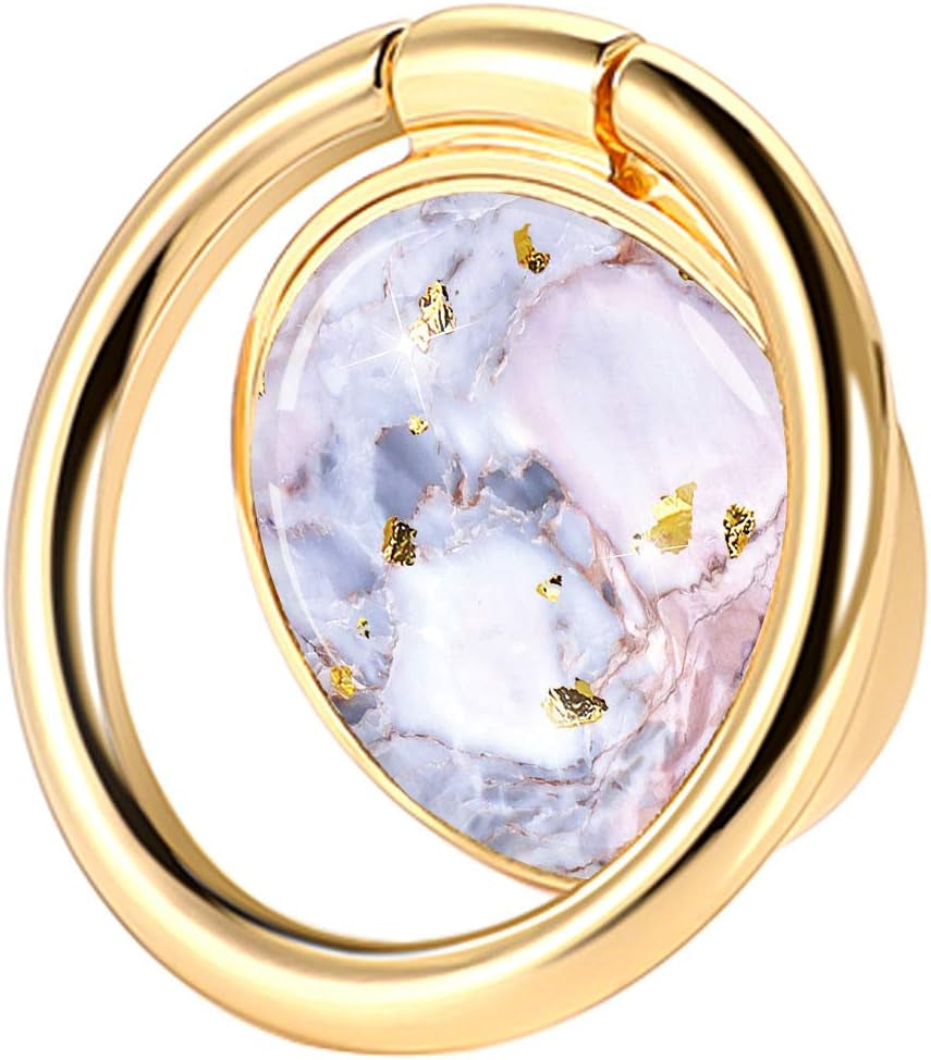 JIAXIUFEN Cell Phone Ring Stand Finger Holder Marble Glitter Grip Kickstand 360° Rotation Metal Ring Grip for Magnetic Car Mount Compatible with Iphone Samsung Galaxy Pixel All Smartphone Blue  JIAXIUFEN Purple Pink  