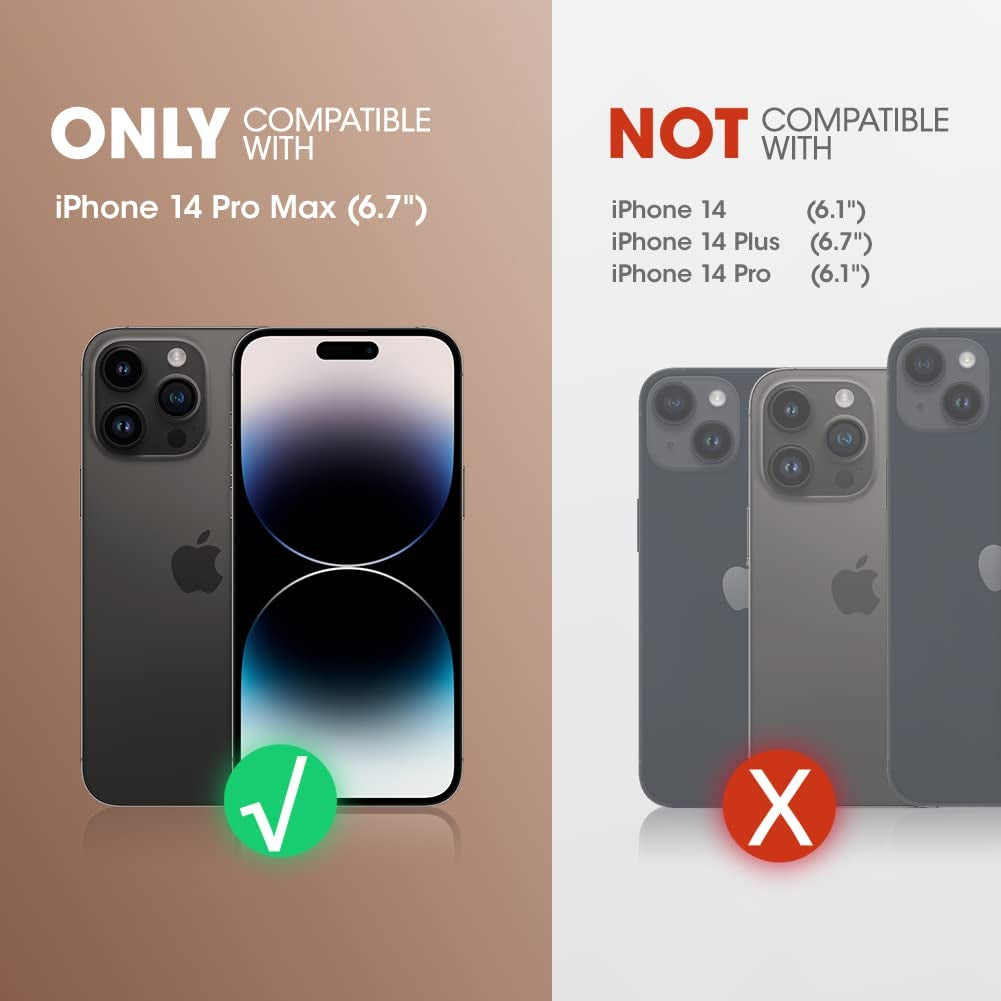 SUPCASE Unicorn Beetle Pro Case for Iphone 14 Pro Max 6.7", with Built-In Screen Protector & Kickstand & Belt-Clip Heavy Duty Rugged Case (Frostgreen)  SUPCASE   