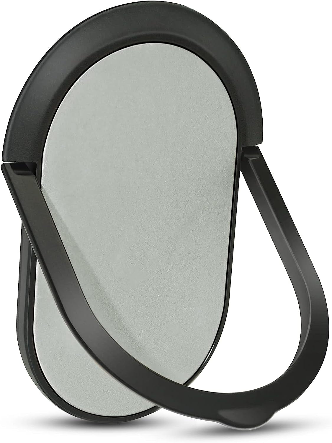 Naiadiy Zinc Alloy Cell Phone Ring Holder Finger Ring Stand, 360 Degree Rotation Kickstand Grip Holder (Square/Gold)  Naiadiy oval/Space Silver  