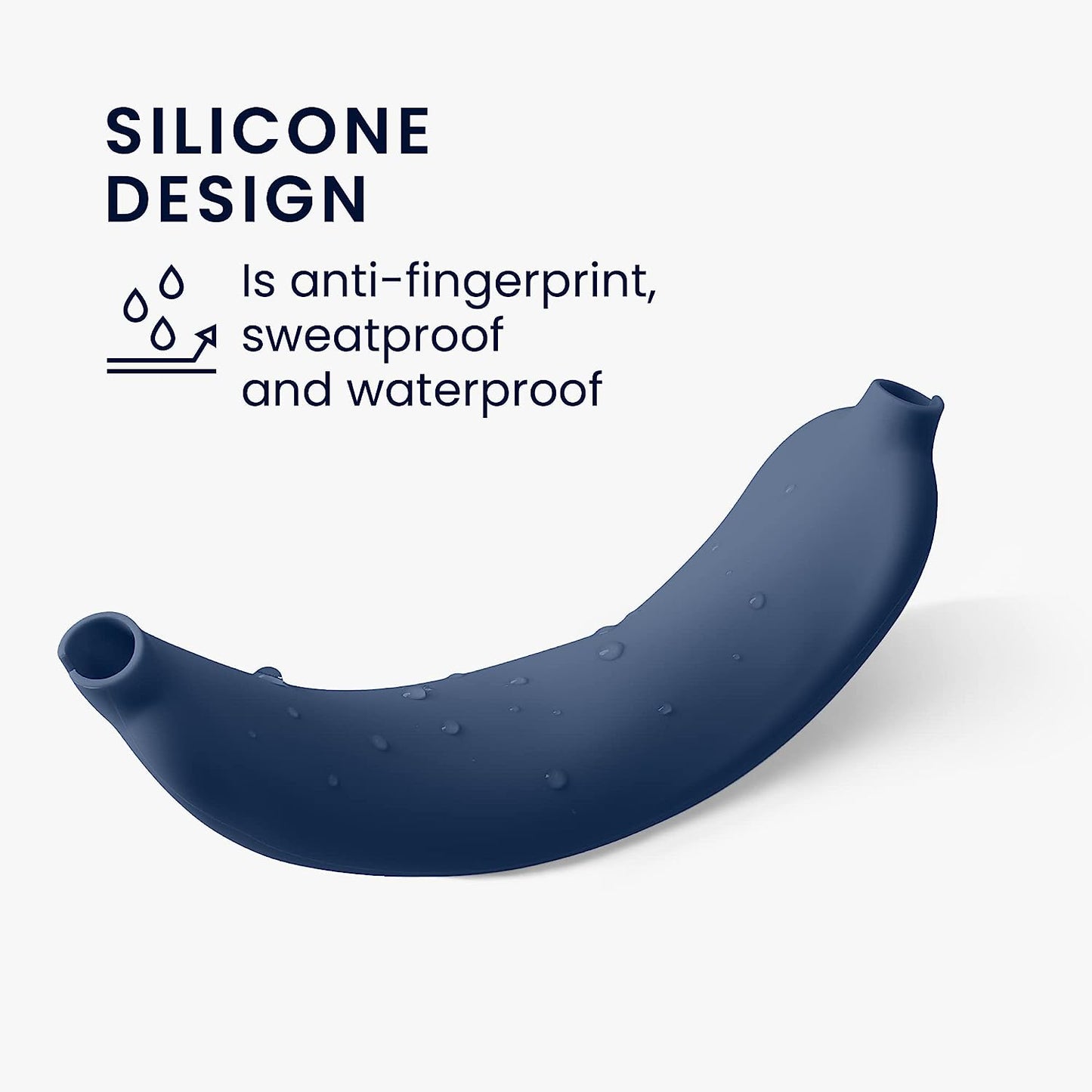 Kwmobile Headband Cover Compatible with Apple Airpods Max - Headphones Cover Protector Silicone - Dove Blue  KW-Commerce   