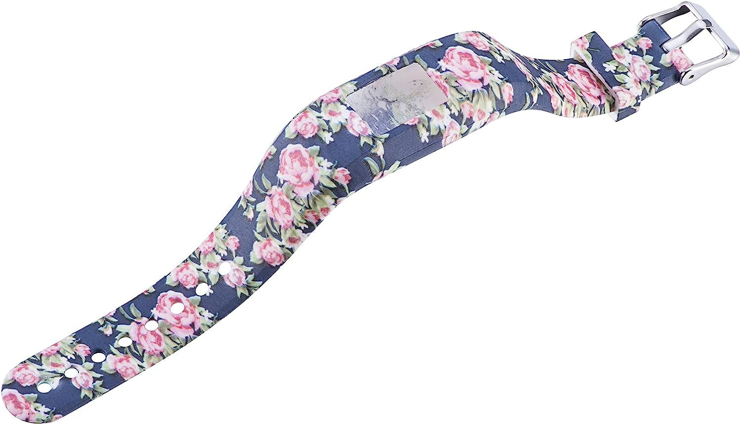 Compatible with Garmin Vivofit JR Bands for Kids, Colorful Adjustable Silicone Replacement Bands Wristband Straps Bracelet for Vivofit JR / Vivofit Jr2 / Vivofit3 (Lavender Rose Green)  XHNee   