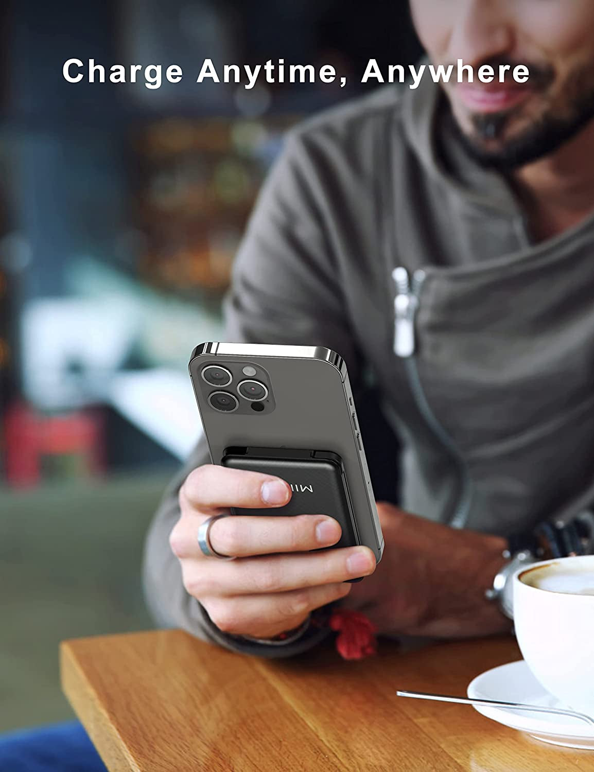 6000Mah Ultra Slim Built in Cables Power Bank, Card Size Built in USB C Cords Battery Pack Portable Charger for Phones, 3 Output External Battery Pack Compatible with Iphone, Samsung and Heated Vest  SHENZHEN APPLESSUN ELECTRONIC CO.LTD   