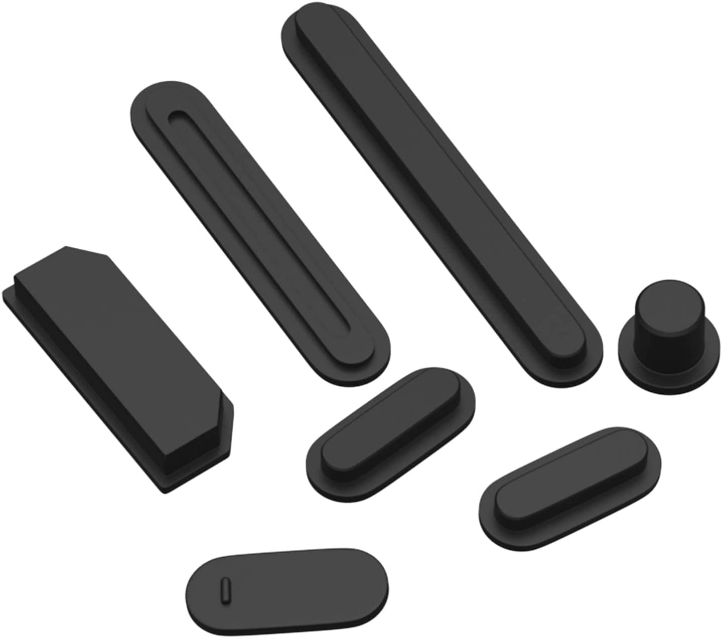 5 Pcs anti Dust Dirt Plugs Covers for 2022-2018 Macbook Air 13 M2 A2681 A2337 M1 A2179 A1932, 2022-2016 Macbook Pro 13 A2338 M2 M1 A2289/ Pro 15, 2019 Macbook Pro 16 A2141, Silicone Port Dust Cups  iKammo 7 Pack  