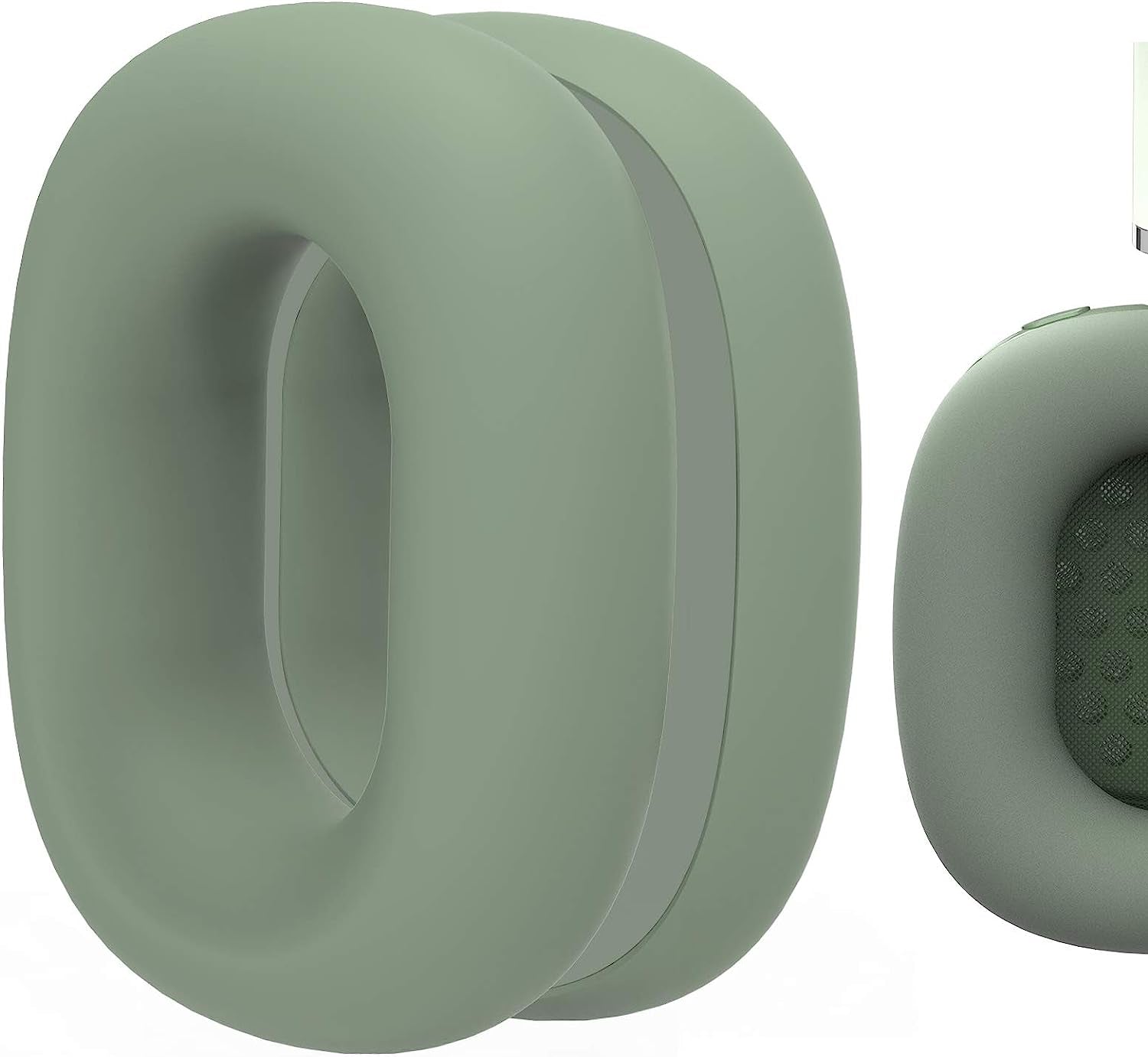Geekria Silicone Earpad Covers Compatible with Airpod Max, Earpad Protector/Earphone Covers/Earpad Cushion/Ear Pad Covers/Headphone Covers, Easy Installation No Tool Needed (Green)  Geekria   