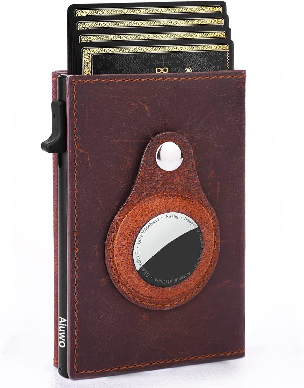 Aiuwo Wallet for Men Slim Wallet RFID Blocking Money Clip Wallets for Men,Minimalist Wallet for Men with Money Pocket  AIUWO   