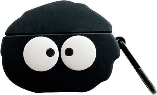 Jalobest Case for Sony WF-1000XM4, Soft Silicone Black Briquettes Skin Shock-Absorbing Case Cover Accessories with Keychain for Men Teens Boys Girls Women for Sony WF-1000XM4  Jalobest   