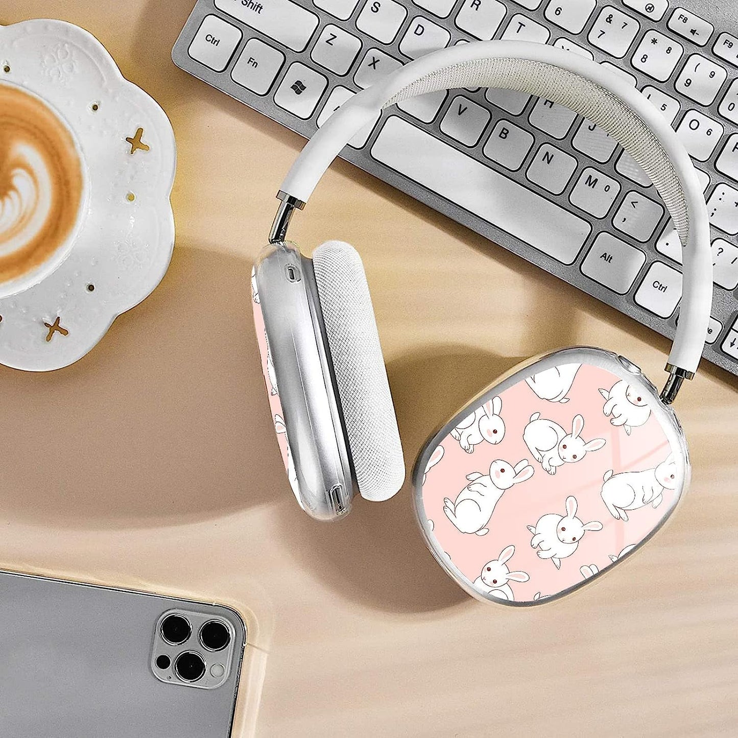 WINCHIHAN Printed Soft TPU Anti-Scratch Protective Case Cover Compatible with Airpods Max Headphones # A20071  WINCHIHAN   