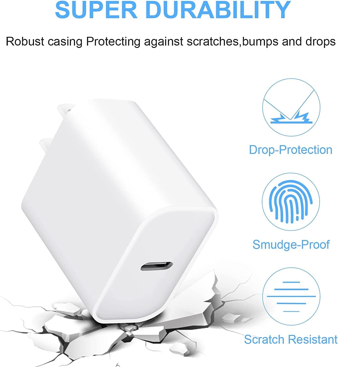 【Apple Mfi Certified】Iphone Fast Charger Block [2 Pack] USB C Wall Charger PD Adapter for Iphone 14/14 Pro/14 Pro Max/14 Plus/13/12/11/Xs Max/Xr/X/Se, Ipad Pro/Mini, Samsung Galaxy, Google Pixel 7/6/5  Shenzhen good-she technology Co., Ltd.   