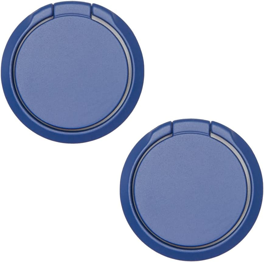 Cell Phone Ring Holder for Hand, Phone Back Ring Grip for Finger and Case (Black)  SUNURS Navy Blue × 2  