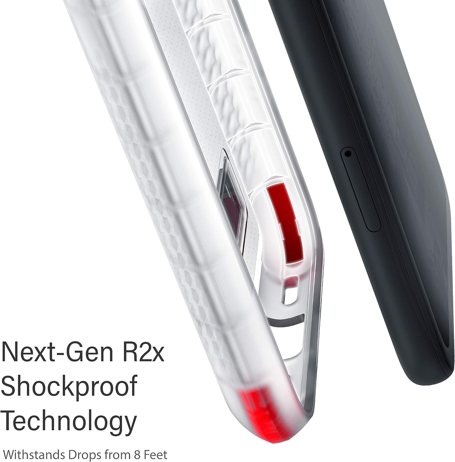 Ghostek Covert Pixel 4A 5G Case Clear with Kickstand Slim Fit Thin Shockproof Design Military Grade Scratch Resistant Back and Non-Slip Hand Grip Protective Cover for 2020 Google Pixel 4A 5G - (Clear)  Ghostek   