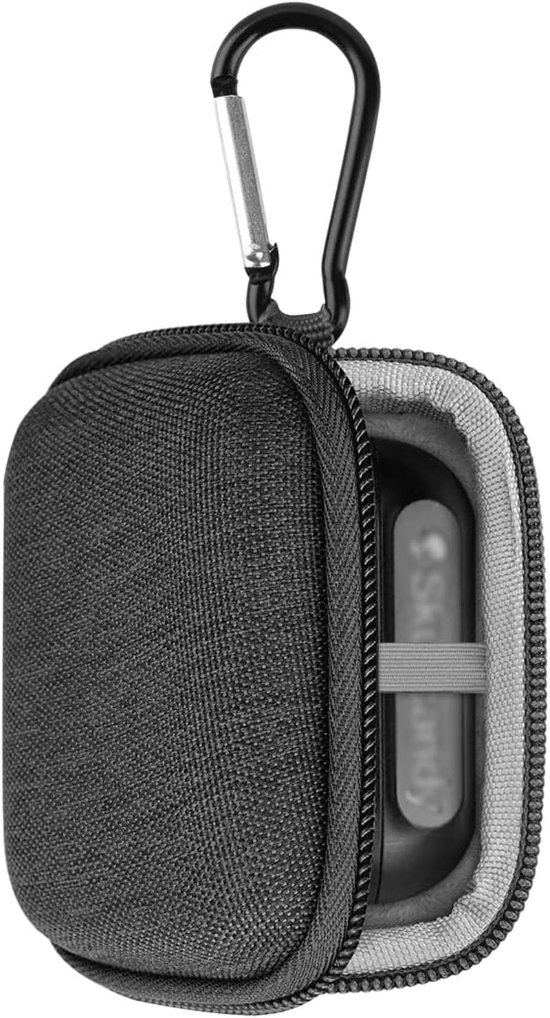Geekria Shield Headphones Case Compatible with Skullcandy Jib True 2, Indy, Grind Fuel True Wireless In-Ear Earbud Case, Replacement Hard Shell Travel Carrying Bag with Cable Storage (Grey)  GEEKRIA   