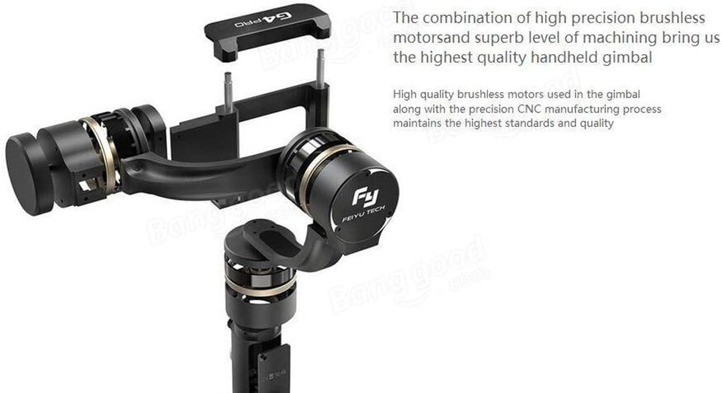 Feiyu Tech G4 Pro 3-Axis Handheld Stabilized Gimbal for Iphone, Android & Other Smartphones  Feiyutech   