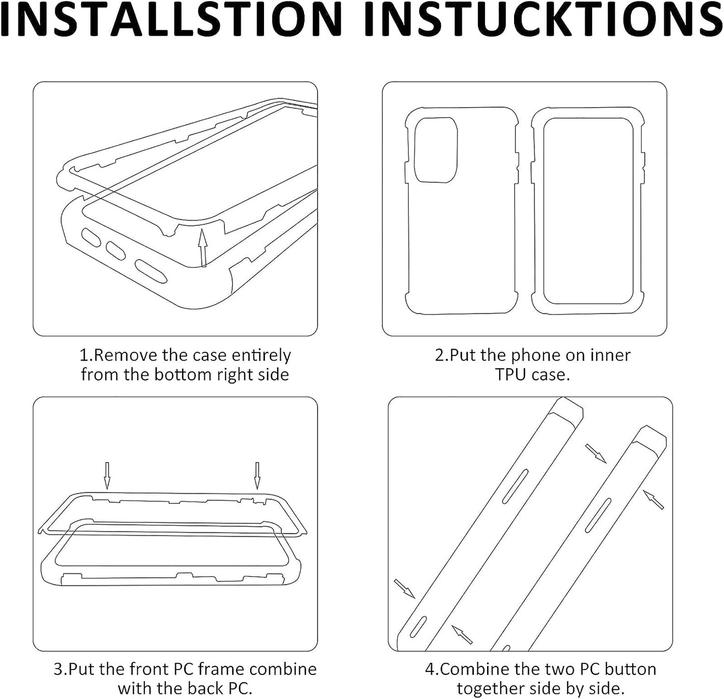 Ccsamll Slim Case for Xiaomi Redmi 12C with Screen Protector, Full Body Clear Soft TPU Rugged Bumper Case Shockproof Phone Cover for Xiaomi Redmi 12C QC Green  CCSmall   