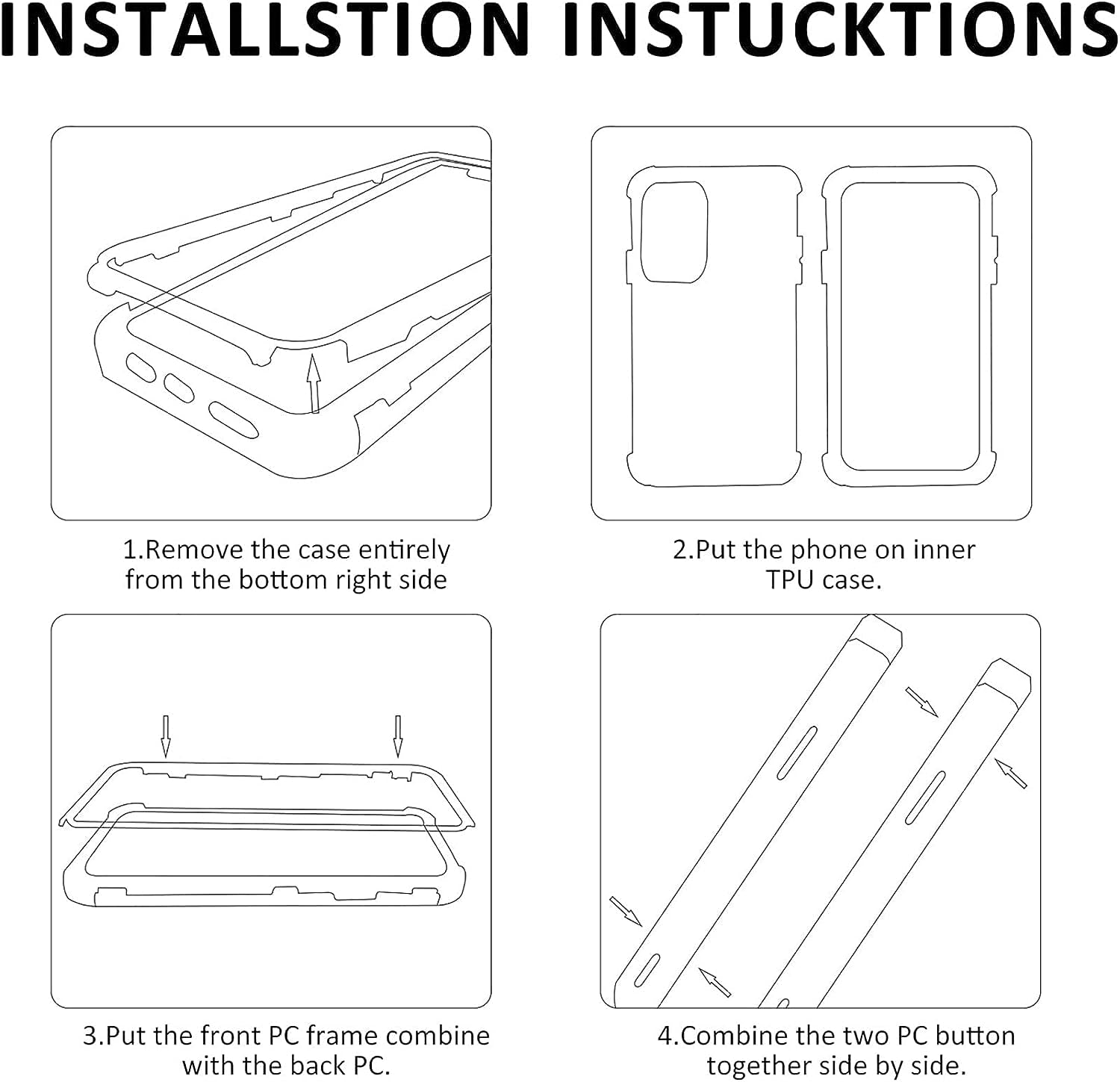 Ccsamll Slim Case for Xiaomi Redmi 12C with Screen Protector, Full Body Clear Soft TPU Rugged Bumper Case Shockproof Phone Cover for Xiaomi Redmi 12C QC Green  CCSmall   