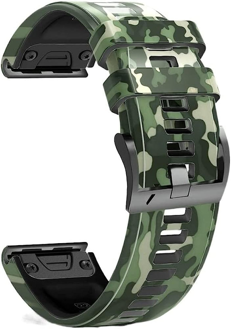 RAYESS 26 22Mm Smart Watch Band for Garmin Fenix 7 7X 6 6X Pro 5X 5 plus 935 Silicone Leather Accessory Straps Quick Release Wristbands  RAYESS B 22mm Fenix 7 