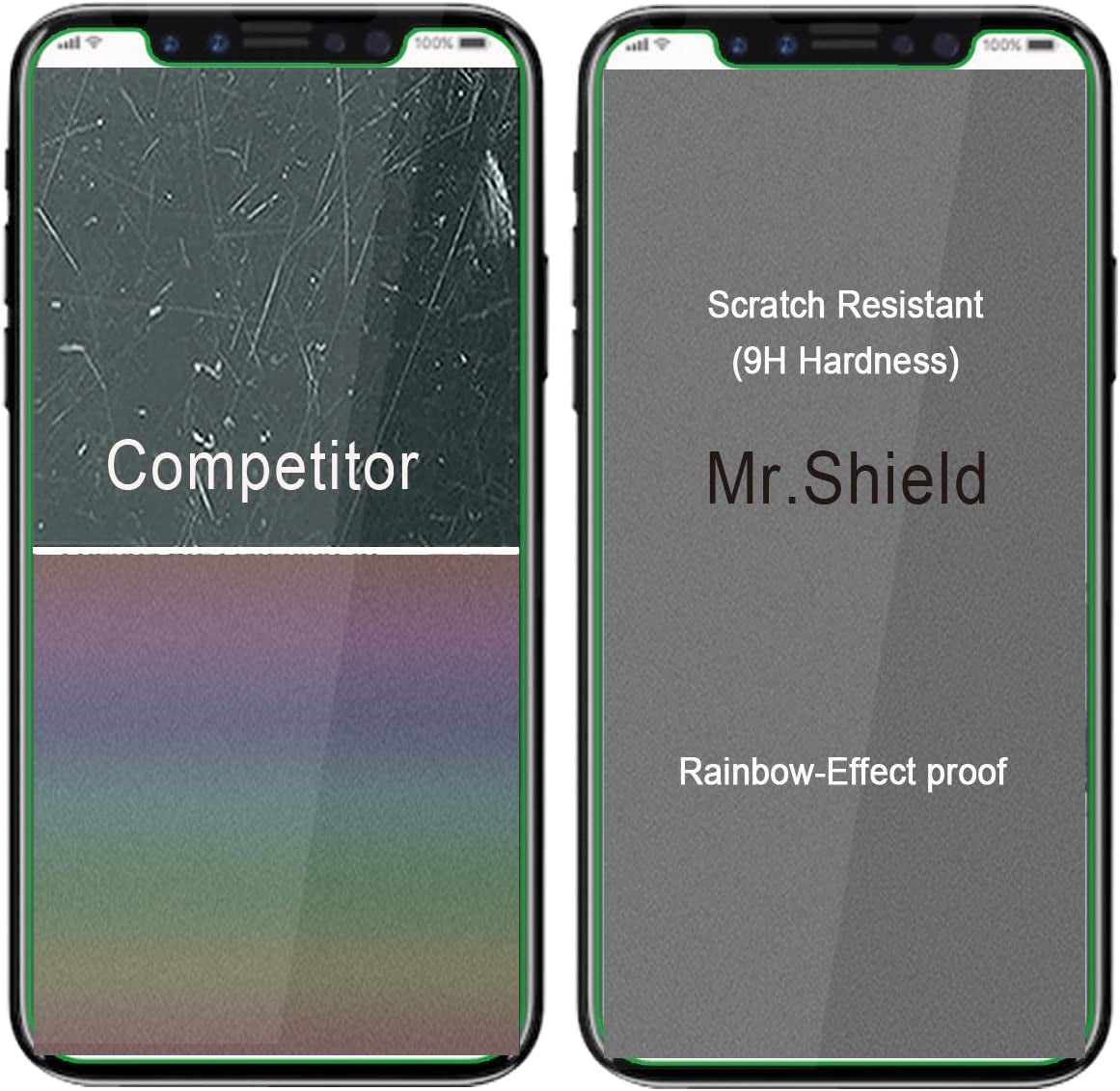 Mr.Shield [3-Pack] Designed for Iphone 11 / Iphone XR [Tempered Glass] Screen Protector [Japan Glass with 9H Hardness] with Lifetime Replacement  Mr.Shield   