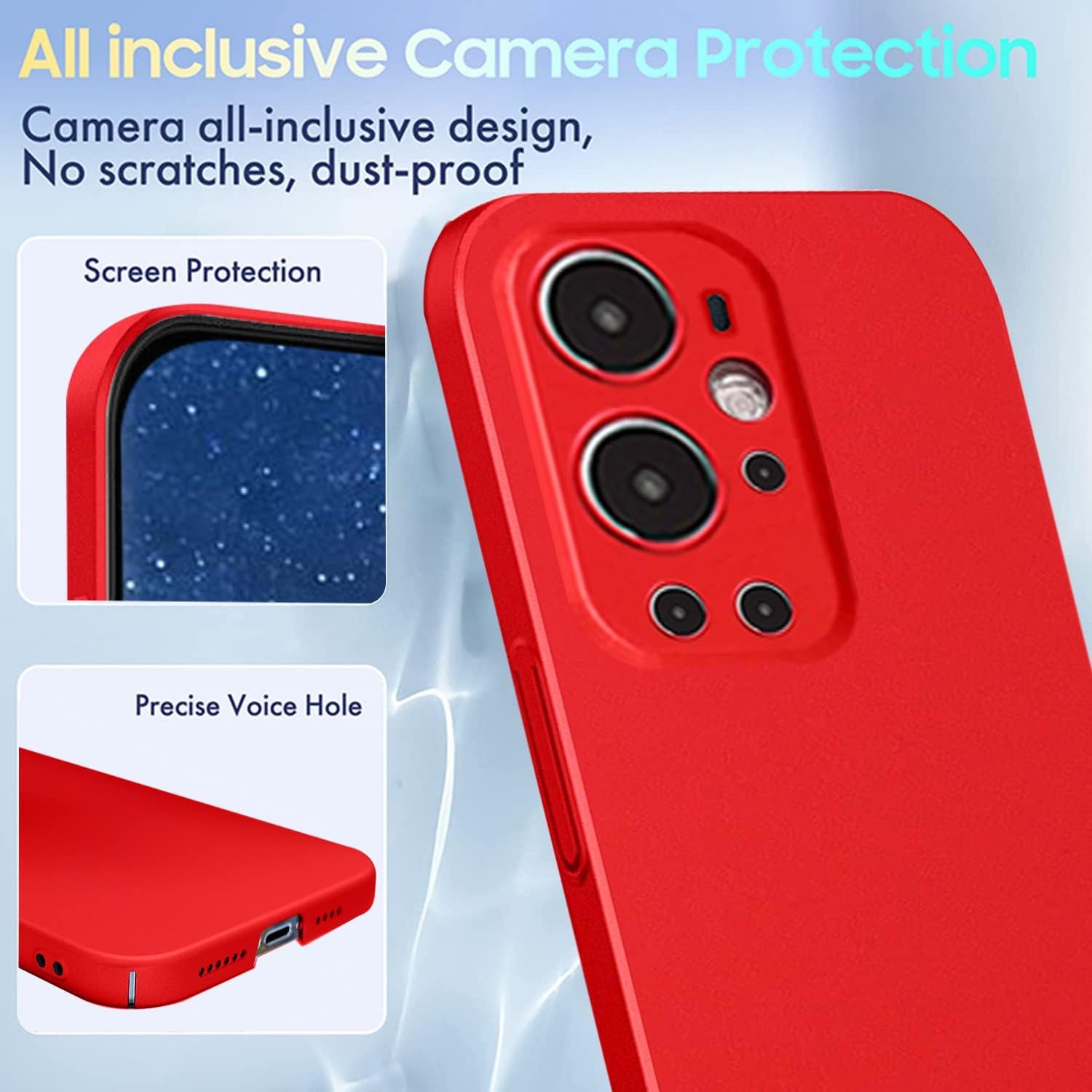 Yarxiawin for Oneplus 9 Pro Case Shockproof Pink, Oneplus 9 Pro Phone Case Thin Hard PC Protective Case Anti-Fingerprint Cover with Ultimate Delicate Touch Feeling (Red)  Yarxiawin   