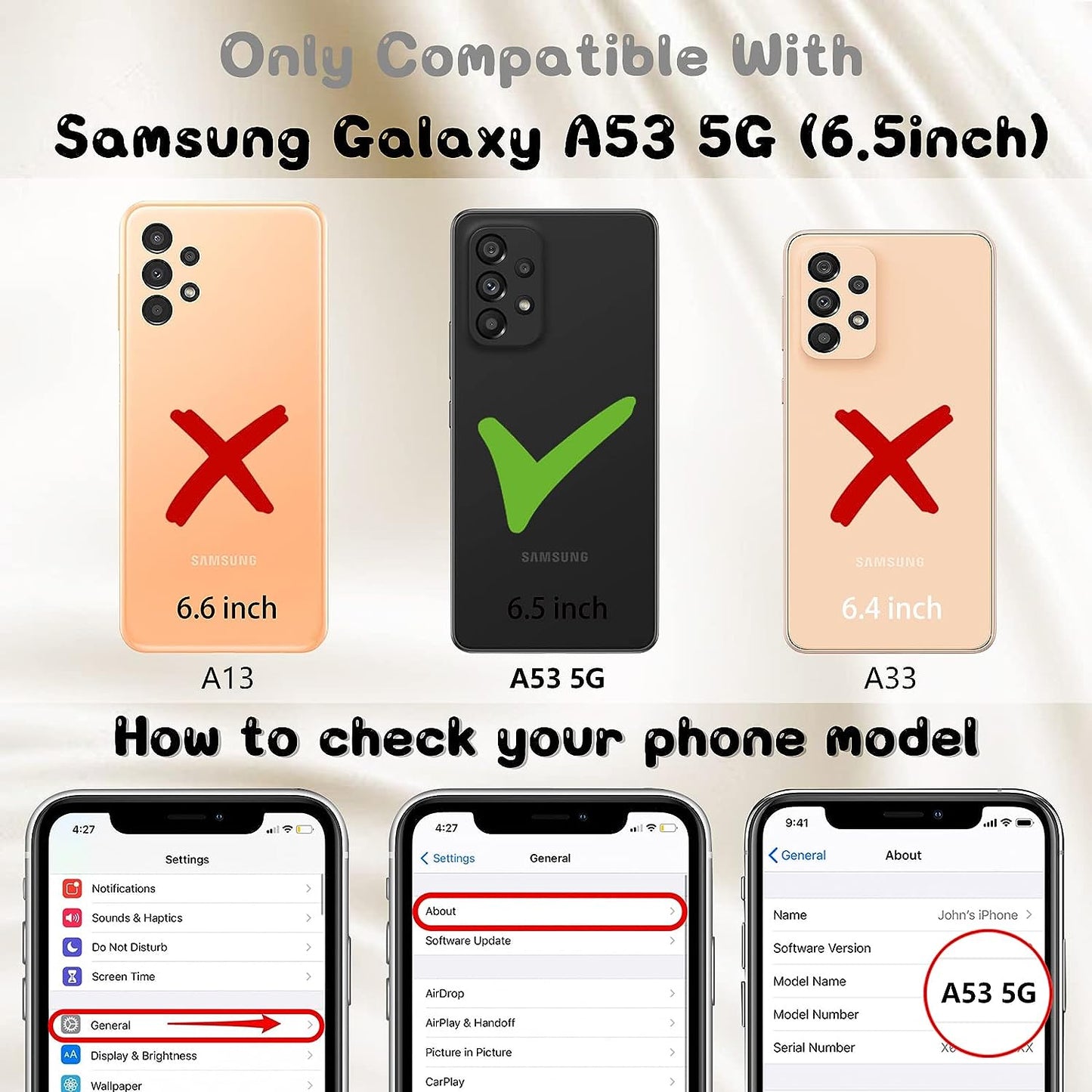 Stsnano Kawaii Phone Case for Samsung Galaxy A53 5G 6.5'' 3D Cute Cartoon Bear Phone Case Fashion Fun Cool Funny Bear Soft TPU Case for Samsung Galaxy A53 5G Silicone Cover for Women Girls Kids PK  STSNano   