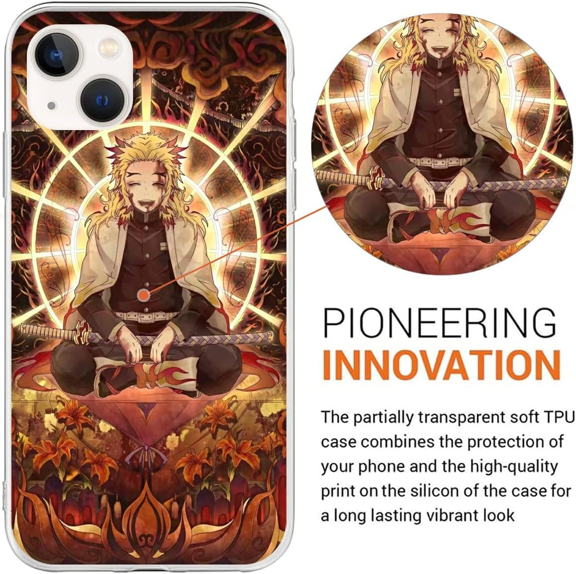 Compatible with LG G8 | LG G8 Thinq Case Sla'Yer Rengok'U Gift De'Mon 220 Man Boys Girls Cartoon Cool Design Soft TPU Phone Case  Tongstar   