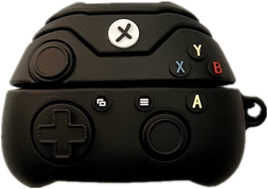 PFVXWJ Cover for Samsung Galaxy Buds 2 Case with Keychain,Creative 3D Shockproof Silicone Earphone Case for Galaxy Buds Live/Buds Pro (Black)  PFVXWJ   