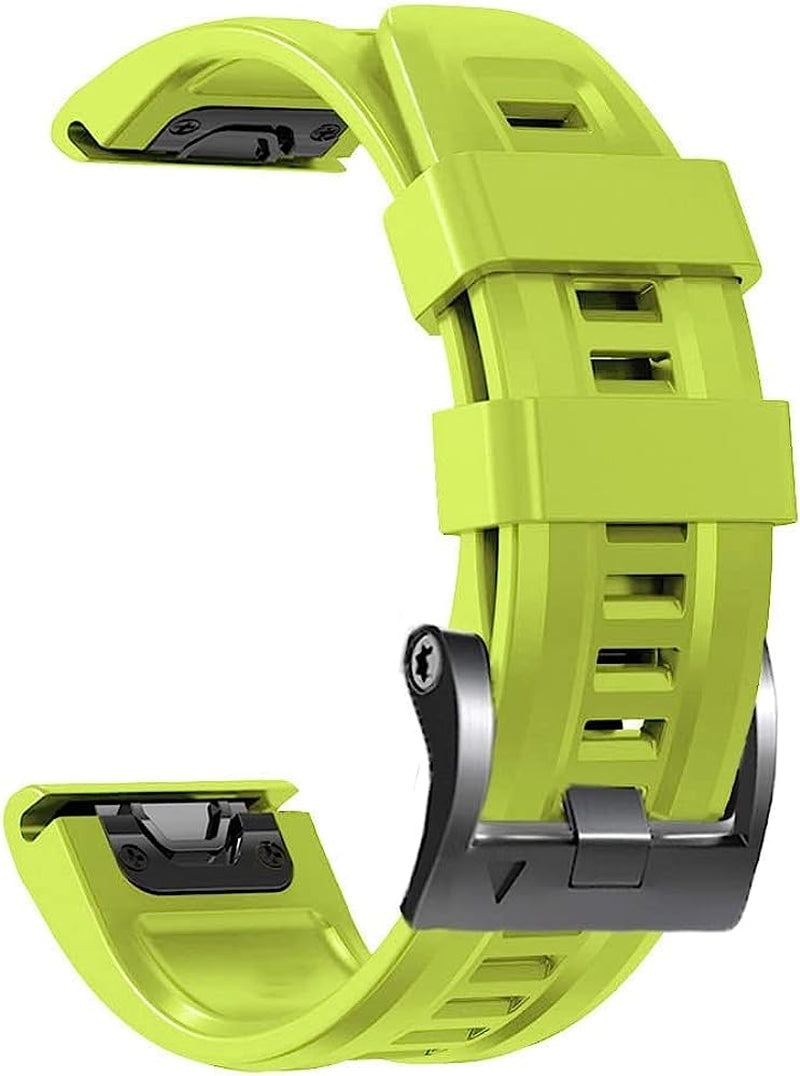 BEFIA 22 26Mm Quick Release Silicone Straps Band for Garmin Fenix 7 7X 6 6X Pro 5 5X plus 3 3HR Official Screw Buckle Smart Wristbands  BEFIA D 22mm Fenix 6 6Pro 