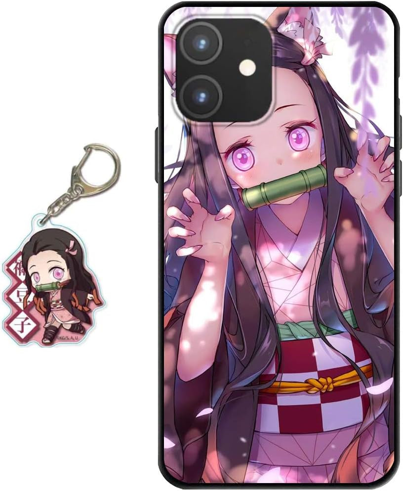 Staremeplz Compatible with Google Pixel 5 Case Anime Design [With Giyuu Figure Keychain], Soft Silicone TPU Animation Cool Phone Case for Google Pixel 5  Staremeplz Nezuko 2 Google Pixel 8 Pro 
