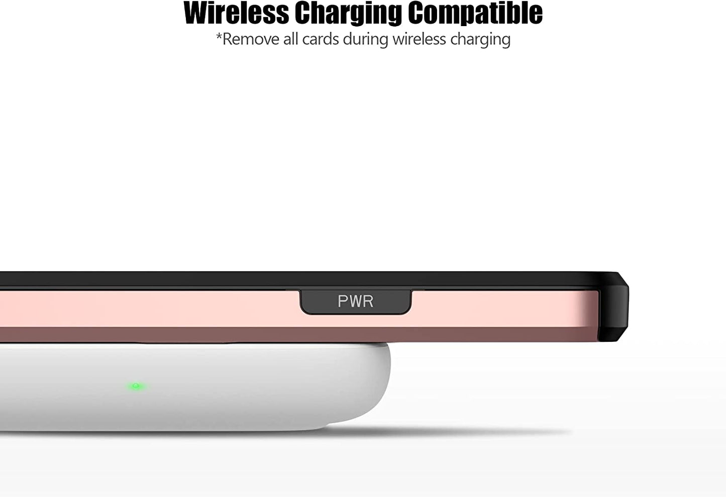 Nvollnoe for Iphone 14 Case with Card Holder Heavy Duty Protective Dual Layer Shockproof Hidden Card Slot Slim Wallet Case for Iphone 14 for Women&Men(Rose Gold)  Nvollnoe   