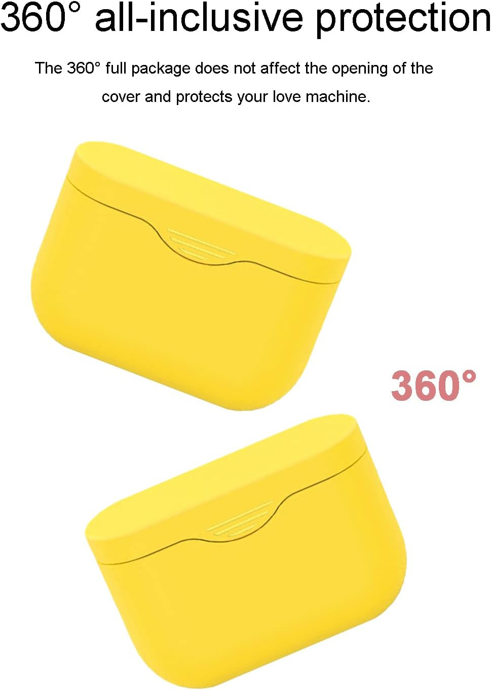 Adhiper WF-1000XM3 Protective Case Compatible with Sony WF-1000XM3 Headphone Charging Case Silicone Case Cover Protective Cover (Yellow)  Adhiper   