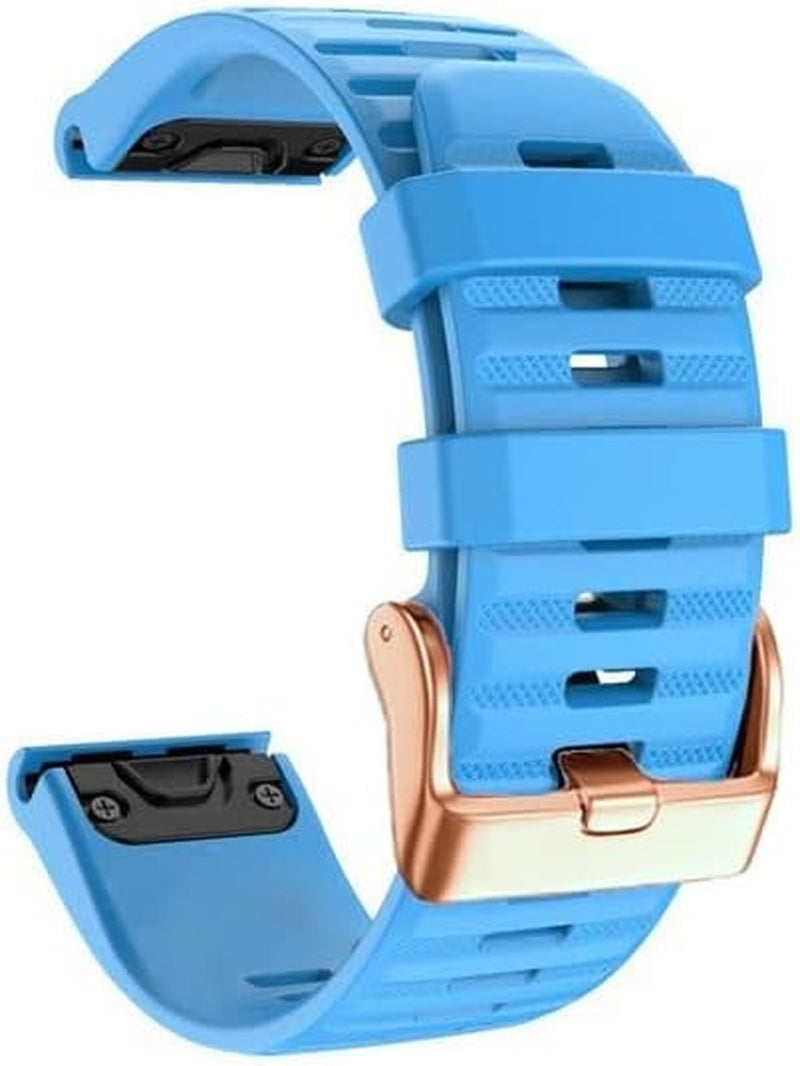 GUMMMY Quickfit 20 22 26Mm Straps Band for Garmin Fenix 7 7X 7S 5S 5 5X plus 6S 6 6X Pro/Epix Smartwatch Watch Band Silicone Bracelet  GUMMMY J 26mm Fenix 7X 3HR 