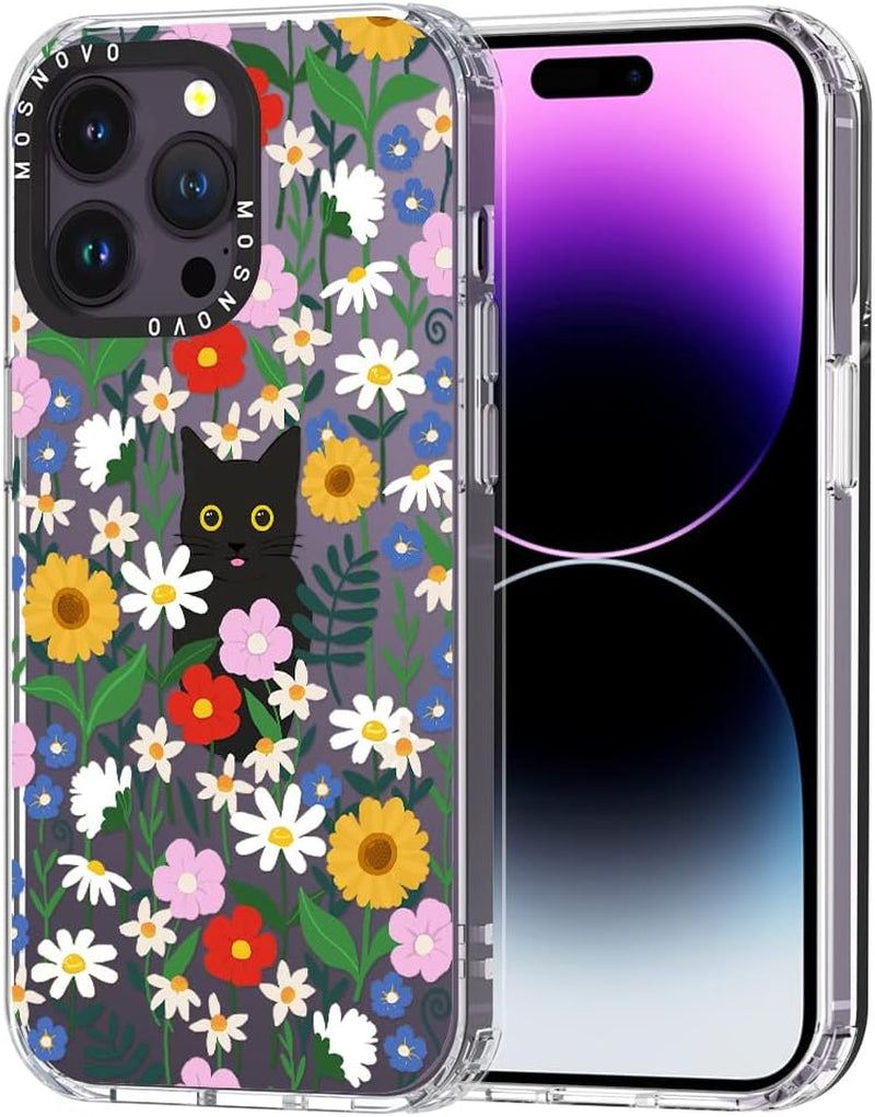 MOSNOVO Compatible with Iphone 14 Pro Max Case, [Buffertech 6.6 Ft Drop Impact] [Anti Peel off Tech] Clear TPU Bumper Women Girl Phone Case Cover with Cute Cherry Designed for Iphone 14 Pro Max 6.7"  MOSNOVO   