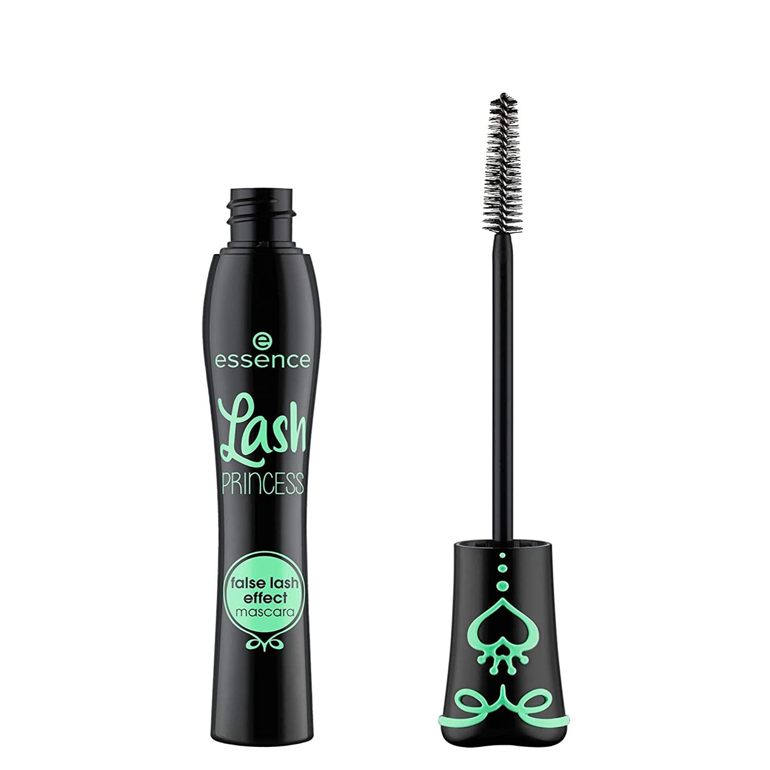Essence Cosmetics Lash Princess False Lash Effect Mascara | Gluten & Cruelty Free (Pack of 2), Black, 0.4 Fl Oz (Pack of 2), 12.0 Milliliters  essence cosmetics False Lash Effect 1 Count (Pack Of 1) 