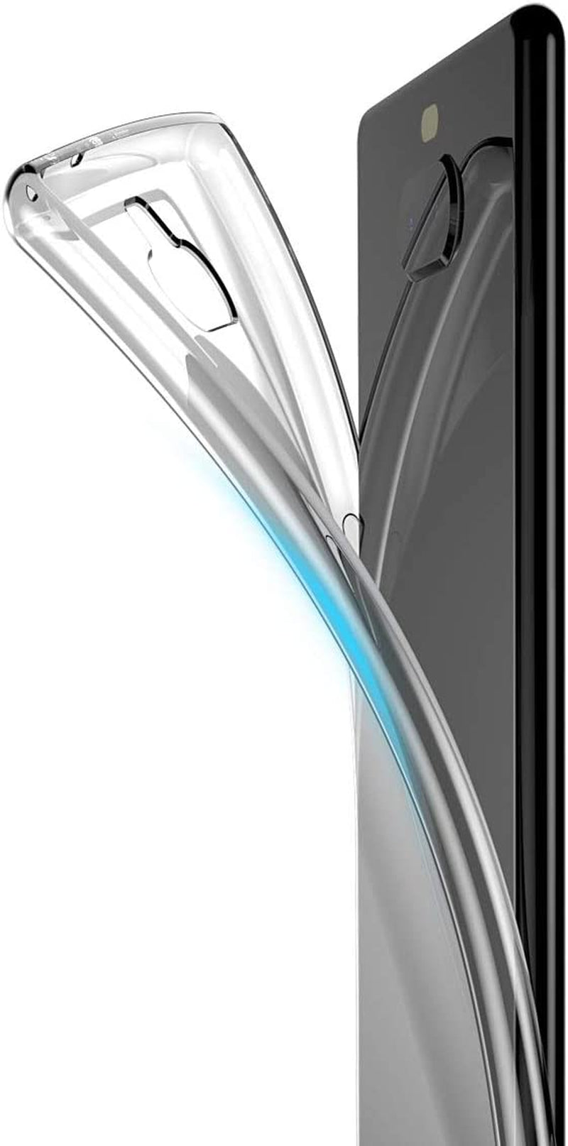 J&D Case Compatible for Sony Xperia 10 III Case, Ultra Slim Lightweight Clear Anti-Shock Protective Rubber Silicone Bumper Case for Sony Xperia 10 III Cover, Not for Sony Xperia 10 II, Transparent  J&D Tech   