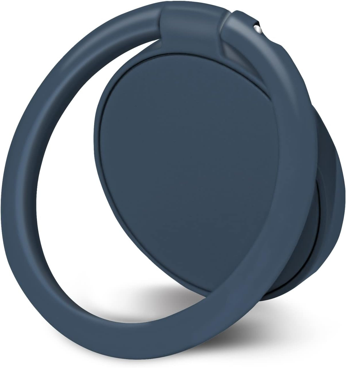 Naiadiy Zinc Alloy Cell Phone Ring Holder Finger Ring Stand, 360 Degree Rotation Kickstand Grip Holder (Square/Gold)  Naiadiy Circular/Blue  